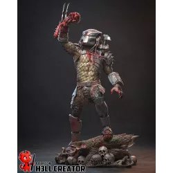 Vue en situation : figurine intégrée dans un diorama ou une table de jeu pour illustrer l’utilisation finale