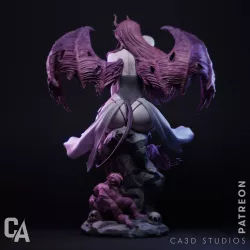Figurine Succube CA3D Studios - Résine à Peindre Dark Fantasy