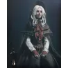 Portrait de la Poupée Silencieuse de Bloodborne - Admirez les détails exceptionnels du visage, la chevelure argentée cascade.