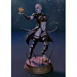 Figurine détaillée de Pinhead, idéale pour les passionnés de peinture sur résine.