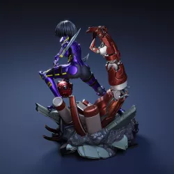 Figurine d’action inspirée de l’univers manga Gunnm,