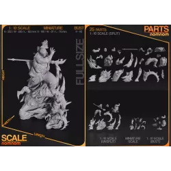 Sur demande la figurine peut $etre déclinée en buste