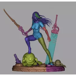 A2 NieR Automata -  figurine de jeux video à Peindre