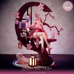 Qipao Yae Miko  - Genshin Impact - figurine à peindre de jeu video