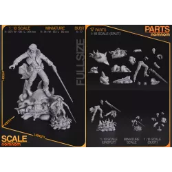 Figurine Squall Leonhart FF8 -éclaté