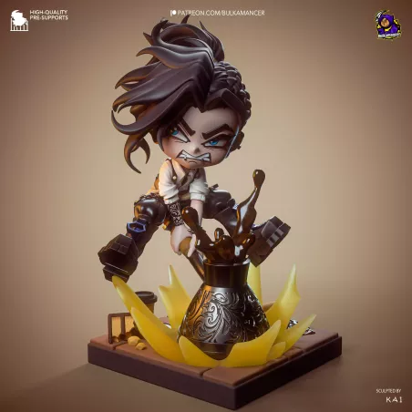 Chibi Mokka - Figurine 3D à peindre Barista par Bulkamancer |
