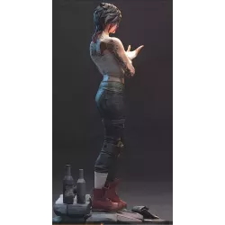 La texture des vètements demandera une maitrise