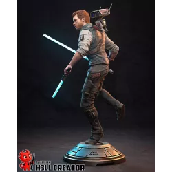Figurine Cal Kestis & BD-1 à peindre | Star Wars Jedi | figurinesapeindre.fr
