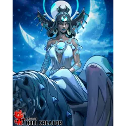 Selene, personnage emblématique d'Hadès 2.