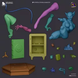 Figurine Catwoman - figurines à peindre Comics