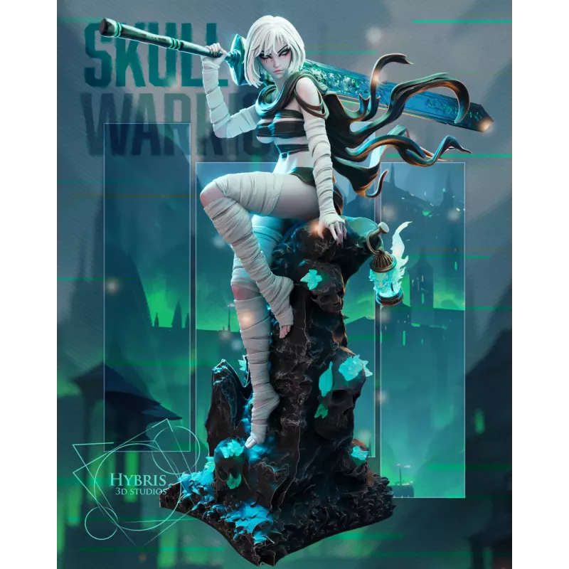 Skull Warrior - figurine à peindre -