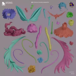 Figurine Sakura Cardcaptor à Peindre - Kit Résine Ange | figurinesapeindre.fr