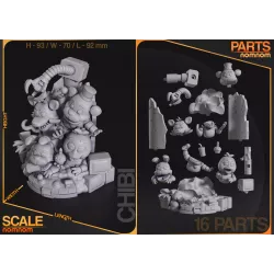 Dimensions du diorama