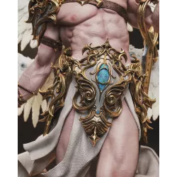 Statuette Cherubin - Ange Guerrier de Collection | Figurine Fantasy à Peindre