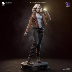 Du cuir au tissu. Le réalisme se poursuit sur chaque élément, y compris la texture authentique du pantalon.