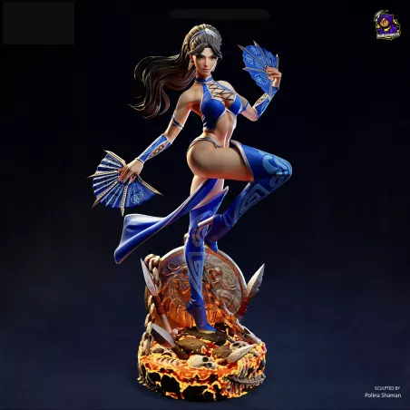 Kitana est une guerrière emblématique de l’univers Mortal Kombat,