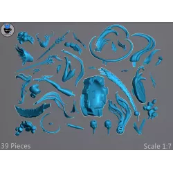 Skirk, Maîtresse de l’Abîm -univers de Genshin Impact - figurines jeux vidéo