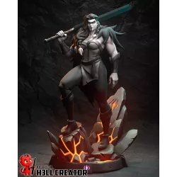 Yasha – Guerrière des Ombres | Figurine Fan Art Dark Fantasy