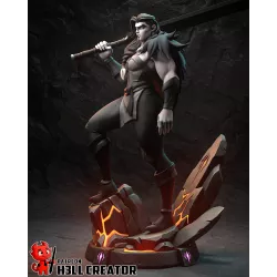 Yasha – Guerrière des Ombres | Figurine Fan Art Dark Fantasy