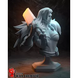 Yasha – Guerrière des Ombres | Figurine Fan Art Dark Fantasy