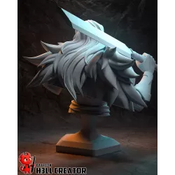 Yasha – Guerrière des Ombres | Figurine Fan Art Dark Fantasy