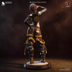 ssue d’une unité d’intervention futuriste, cette opératrice est conçue pour l’infiltration et les frappes rapides.