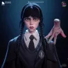 Figurine Mercredi Addams à Peindre | Nevermore Academy | Bulkamancer Sculpts