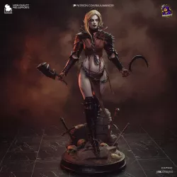CLANG - Figurine Dark Fantasy 3D à Imprimer | Guerrière Gothique  Ensanglantée | VIK3DFIGURES -figurines à peindre