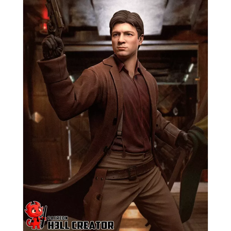 Figurine Capitaine Malcolm Reynolds - Firefly |figurines à peindre