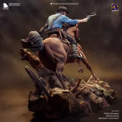 Quand l'art de la sculpture rencontre la magie du Far West — Une pièce unique signée Michel Rodrigues & Daria Lozynina