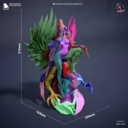 La figurine Bayonetta en kit résine (~30 cm) est un défi de peinture aussi gratifiant qu'impressionnant.
