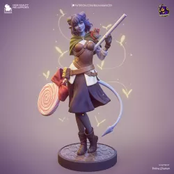 chaque détail de Jester Lavorre est sublimé dans cette sculpture 3D de Polina Shaman.
