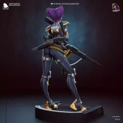 Sous tous les angles, elle impressionne.  La figurine Konoko révèle sa finesse de réalisation jusque dans les moindres détails