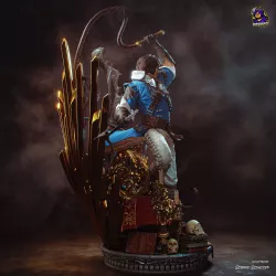 Je suis Richter Belmont, et mon sang est la malédiction de Dracula. » — Le fouet Vampire  tonne une  sur le trône maudit.