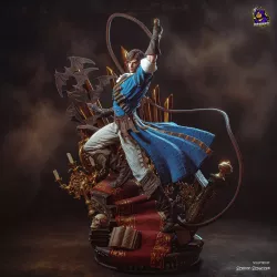 Entre l'or du trône maudit et le rouge sang des coussins royaux, un homme seul défie l'immortalité. Richter Belmont