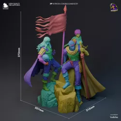 Griffith, Guts & Casca - Bersek the golden age - Diorama figurines Manga
