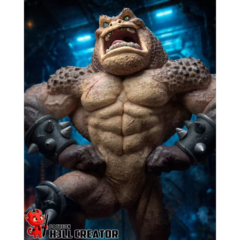 Sorti des profondeurs de DOOM, le Mancubus impose sa terreur. une invitation à sortir vos pinceaux et à lui donner vie !