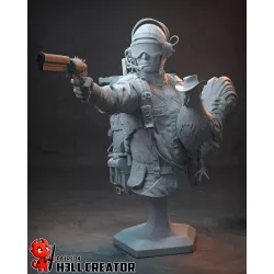 Figurine Raider ARC Raiders | Résine à Peindre Échelle 1:10 | H3LL Creator | figurinesapeindre.fr"