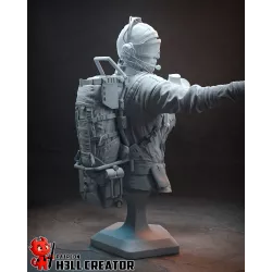 Figurine Raider ARC Raiders | Résine à Peindre Échelle 1:10 | H3LL Creator | figurinesapeindre.fr"