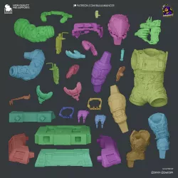 Pièces du modèle