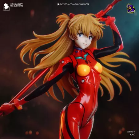 L'Unité 02 est prête au combat. Asuka ne recule jamais."