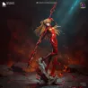 ans un monde en flammes, seule la rousse de feu garde la tête haute."