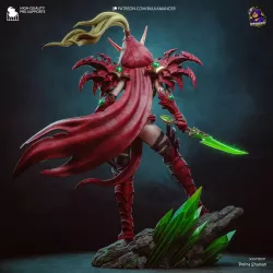Depuis l'ombre, elle frappe. Valeera Sanguinar, gardienne des lames enchantées, prête à tout pour protéger ses alliés.