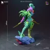 Elle surgit des ténèbres, lames en feu vert, armure rouge sang... Valeera Sanguinar est là pour conquérir votre vitrine