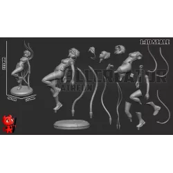 Figurine Motoko Kusanagi à peindre – Ghost in the Shell | Résine 3D | Figurines à Peindre