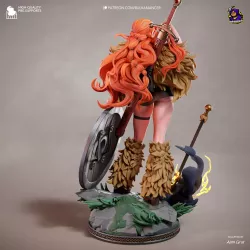 La Chatte Voleuse se mue en Valkyrie — Statuette Nami One Piece, sculpture 3D