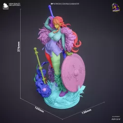 Figurine Nami One Piece – Style Viking 3D | figurine à peindre