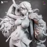 Cette statuette représente Nami, navigatrice de l'Équipage du Chapeau de Paille, dans une pose assurée et dynamique.