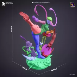 Dimensions de la figurine
