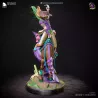 Vue d'ensemble de la figurine Gyro Zeppeli à cheval, sculptée par Alex Gray & Daria Lozynina pour Bulkamancer Sculpts